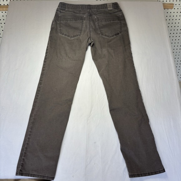 PrAna Pants Mens 33x34 Gray Slim Fit Chino 5 Pocket Straight Leg Casual - Picture 7 of 9